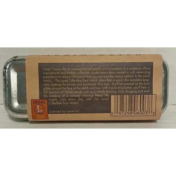 Lionel Collectible Train Watch, Collectors Edition New Metal Box Youth Size - Picture 2 of 7